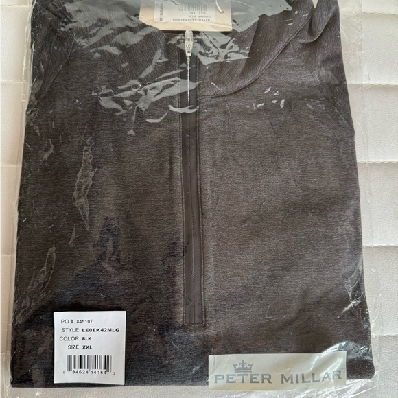 NWT Women’s Peter Millar Perth Mélange Raglan-Sleeve Performance Quarter-Zip XXL - Picture 11 of 13